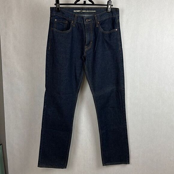 Old Navy Mens Denim Jeans Regular Standard Size 31x32 - Picture 2 of 8